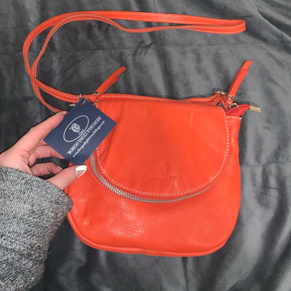 Genuine Italian Leather crossbody bag